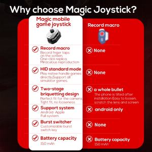 Manettes de jeu MEMO MB02, mode standard HID, 150 mAh, manette de jeu mobile pour jeux - Product Image 3