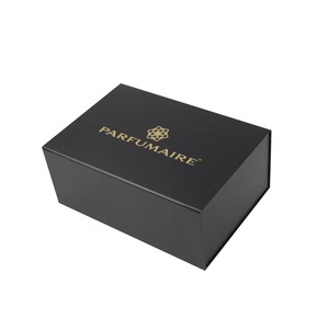 Sang trọng chất lượng cao từ hộp giấy đen cho đồ trang sức nước hoa đồng hồ nến mỹ phẩm quần áo hiển thị cứng nhắc xây dựng - Product Image 3