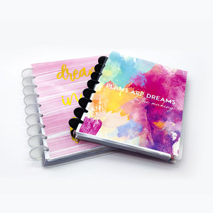 Custom Printing Color <strong>Plastic</strong> Sealing <strong>Disc</strong> Ring Bound Binding Daily Planner - Product Image 6