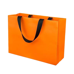 Wholesale Custom Logo Printed Extra <b>Large</b> Grocery <b>Bag</b> Packaging White Clothing <b>Gift</b> Shopping Tote Paper <b>Bag</b> with Handle OEM - Product Image 2