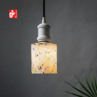 Lampe Suspendue Design d'Éclairage Intérieur Moderne de Style Art Rétro, Décoration de Bar à la Maison, Lustre en Verre Moderne