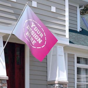 ธงโพลีเอสเตอร์ขนาด 3x5 ฟุต (90x150 ซม.) พิมพ์โลโก้ตามสั่ง สำหรับงานโปรโมทภายนอกอาคาร แบบพับได้ บริการ 24 ชั่วโมง - Product Image 4