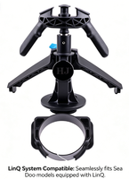 Support de wakeboard HJ Style pour Sea-Doo GTX RXT |   Support de wakeboard pour jet ski léger de 2258 g, largeur de fente de 32 cm