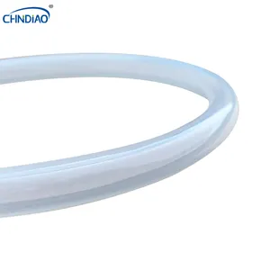 Custom Flexible Soft Thin Clear Water Tube Extruded Silicone Pipe Rubber Vacuum Hose
