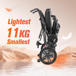 Vente chaude Silla De Ruedas Super Ligera En Fiber De Carbone Léger Fauteuil Roulant Électrique Pliable Fauteuil Roulant pour Personnes Âgées Handicapées - Product Image 2