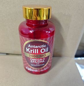 อาหารเสริมเพื่อสุขภาพ OEM ODM น้ำมันคริลล์แอนตาร์กติกแบบซอฟต์เจล 120 แคปซูล สำหรับสุขภาพ โอเมก้า 3 EPA DHA อาหารเสริมบำรุงร่างกายประจำวัน - Product Image 6