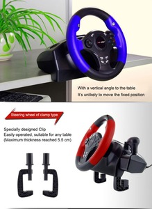 Volant de voiture de jeu HiCyber 7-en-1 pour P4 PS-3 X360 X ONE ANDROID SWITCH/PC - Product Image 6