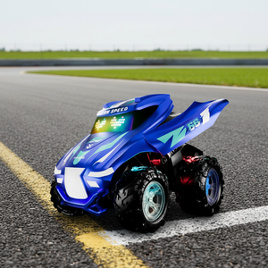 Auto Giocattolo RC 10CH per Interni ed Esterni - Acrobazie con Spray, Danza e Rotazioni a 360°, Luci e Musica Integrate, Cavo USB - Product Image 5