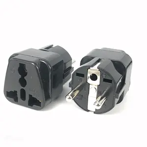 European Travel Power Adapter Schuko Plug Adapter,Universal for Germany France Denmark with CE certificate WD-9