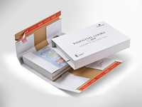 Boîtes à livres personnalisées en carton ondulé écologique pour la remise des diplômes, durables, pour appareils électroménagers, emballage de livres sûr et élégant
