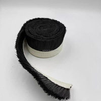 Brosse à poussière en nylon sur toile, longueur personnalisable, pour la collecte de poussière des machines CNC