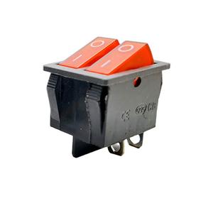 Interrupteur double à bascule pour plaque chauffante électrique haute puissance, accessoire de radiateur à bain d'huile 4 ou 6 broches - Product Image 3