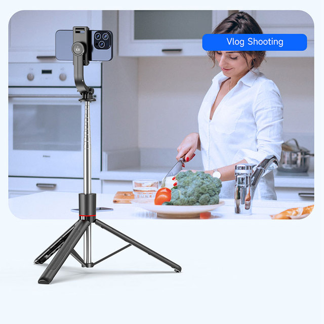Universal Phone Tripod Stand Folding tripod selfie stick Wireless remote control selfie stick Overhead group photo