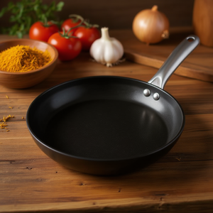 Elegantes Sartenes de Hierro Fundido para Paella de 30 cm con Asa de Acero Inoxidable, Olla de Cocina Resistente con Revestimiento de Esmalte Duradero - Product Image 3