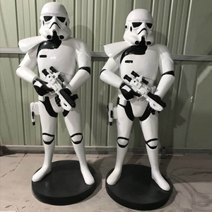 Estatua de Robot Stormtrooper Personalizable a Tamaño Real, Stormtrooper de Star Wars en Resina para la Familia - Product Image 2