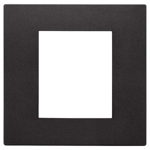 แผ่นสวิตช์ติดผนังสีดำ 12.2 ซม. x 9 ซม. สำหรับเต้ารับไฟฟ้า - Product Image 1