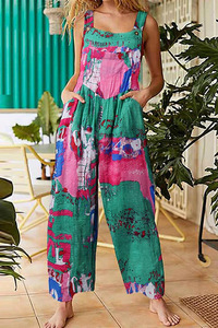 <span class=keywords><strong>Elegante</strong></span> Tuta da <span class=keywords><strong>Donna</strong></span> con Pantaloni a Gamba Larga e Tasche Comode - Product Image 2