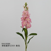 Bunga Delphinium Violet Kain Realistis Grosir untuk Dekorasi Pernikahan, Natal & Hari Ibu