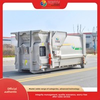 Station de compactage de déchets mobile Yu Xi de 12 m3 avec garantie d'un an et capacité de 8890 kg