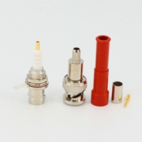 Conector Coaxial RF BNC Macho y Hembra Resistente a Alto Voltaje 3000V Conectado a Cable RG58 Conector Resistente a Alto Voltaje