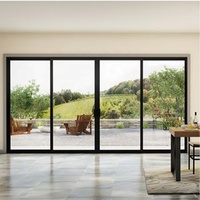 Ventanas Fijas de PU, Ventanas Multi-Deslizantes con Aislamiento Acústico Superior, Diseño de Arquitectura Residencial Moderna, Ideal para Hogares