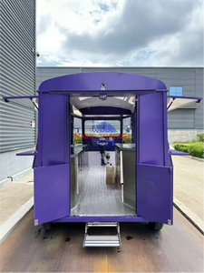 Camions de restauration rapide mobiles en aluminium, remorquables, avec cuisine complète, pour la vente en gros de café, de pizzas et de nourriture - Product Image 4