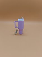 Mini tasse isotherme 40oz, accessoires pour tasse porte-clés, porte-clés abeille, porte-clés baume à lèvres, petits cadeaux de luxe
