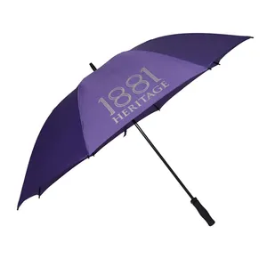 Parapluie personnalisé pour golf, ton violet, sans réduction, vente en gros