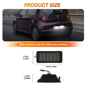 Emark Canbus Design senza errori accessori per auto LED targa lampada per VW up <span class=keywords><strong>Skoda</strong></span> <span class=keywords><strong>Citigo</strong></span> Seat Mii 1 s0943021 - Product Image 6