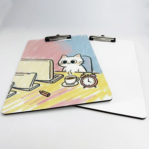 Cadeaux promotionnels pour la foire du <span class=keywords><strong>recrutement</strong></span> universitaire, porte-documents A5 en MDF à sublimation sur bois contreplaqué - Product Image 1