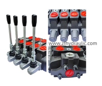 Hidrolik Teknik fitting SD25 hidrolik 4 spul hidrolik Distributor Directional section Manual tuas kontrol katup