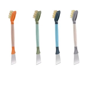 Brosse de nettoyage 3 en 1 pour cuisinière, outil multifonctionnel en acier pour nettoyer les fentes et les grilles de la cuisinière et du hotte aspirante - Product Image 1