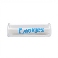 Nouveau Rouleau à Cigarettes Portable en Plastique Acrylique Cylindrique de 125 mm, Style Simple, avec Grande Capacité de Remplissage, pour l'Exportation