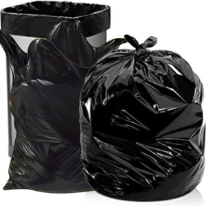 OEM ODM personnalisé noir robuste compostable 13 30 33 45 50 60 65 95 gallon plastique Biohazrd rouleau poubelle grand sac poubelle - Product Image 1