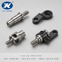 Composants de quincaillerie usinés CNC sur mesure avec axe rotatif à 360 degrés, fabrication en petites séries basée sur dessin, OEM