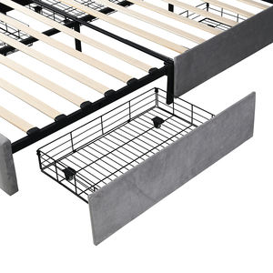 Containable encaissable doble dormitorio completo stych cama con cajón de madera moderno muebles individuales elegante lujo bonito - Product Image 5