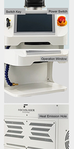 Machine de soudage laser de bureau FOCUSLASER 100W 200W – Refroidissement par eau haute précision pour bijoux, or, argent et métaux aluminium - Product Image 4