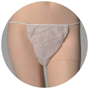 กางเกงในจีสตริงแบบใช้แล้วทิ้งวัสดุผ้าใยสังเคราะห์น้ำหนักเบาและยืดได้เหมาะสำหรับสปาหรือชายหาด - Product Image 2