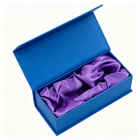 Boîte-cadeau en papier magnétique portable imperméable haut de gamme personnalisée pour cosmétiques, soins de la peau, parfums
