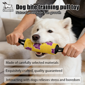 Mainan Tarik Latihan Gigit Anjing yang Tahan Lama - Mainan Tarik Interaktif dengan Pegangan Ganda untuk Anjing Kecil/Sedang/Besar, Pola yang Dapat Disesuaikan - Product Image 5