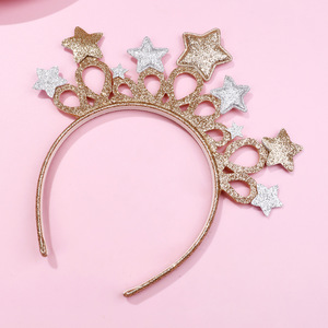 عصابة رأس للأطفال تاج إبداعي متسلسل للأطفال من البلاستيك صبياني - Product Image 3