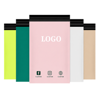 Bolsas de plástico para envíos con logo personalizado, ecológicas, para sobres de polietileno, para el envío de mercancías comerciales.