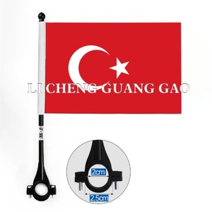 Nueva Bandera de Bicicleta de Santo Tomé y Príncipe al por Mayor, Bandera de Bicicleta con Patrón Nacional, Impresión de Logotipo Personalizado para Regalo Promocional de Clubes de Ciclismo - Product Image 5