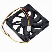 Gdstime GDA8015 DC 12V Gleitlager 3Pin 80mm 80x80x15mm DC Bürstenloser Axial-CPU-Kühler Lüfter mit FG-Funktions lüfter