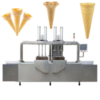 Machine de cuisson pour cônes à sucre entièrement automatique, appareil pour faire des cônes, des gaufres, livraison gratuite