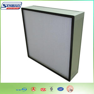 แผ่นกรองกล่อง H14 HEPA กระจกอัดจีบแบบกำหนดเองได้พาร์ติชันกระดาษ H13สำหรับระบบระบายอากาศแบบ HVAC - Product Image 6