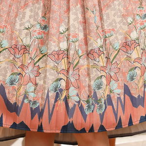 Robe décontractée à manches longues avec décoration de boutons pour filles printemps/automne silhouette droite au genou avec ensemble deux pièces doux - Product Image 4