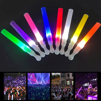 Bâtons lumineux LED clignotants 3 modes en gros, bâtons lumineux à points pour fête, réutilisables, colorés, en plastique, pour enfants, pour Halloween