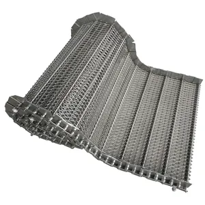 Manufacturer SS304 Mesh Belt Efficient heat resistant wire mesh conveyor belt for Grain mesh belt conveyor