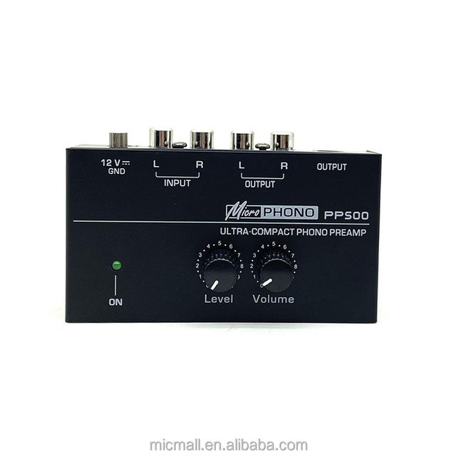 Stereo Phono Preamp Home Studio Electric Guitar Audio Earphone Monitor Turntable Preamplifier